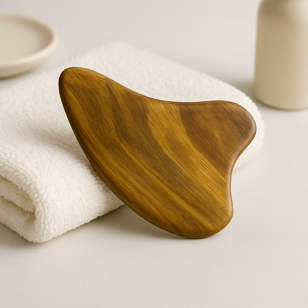 Sandalwood Gua Sha Facial Massage Tool
