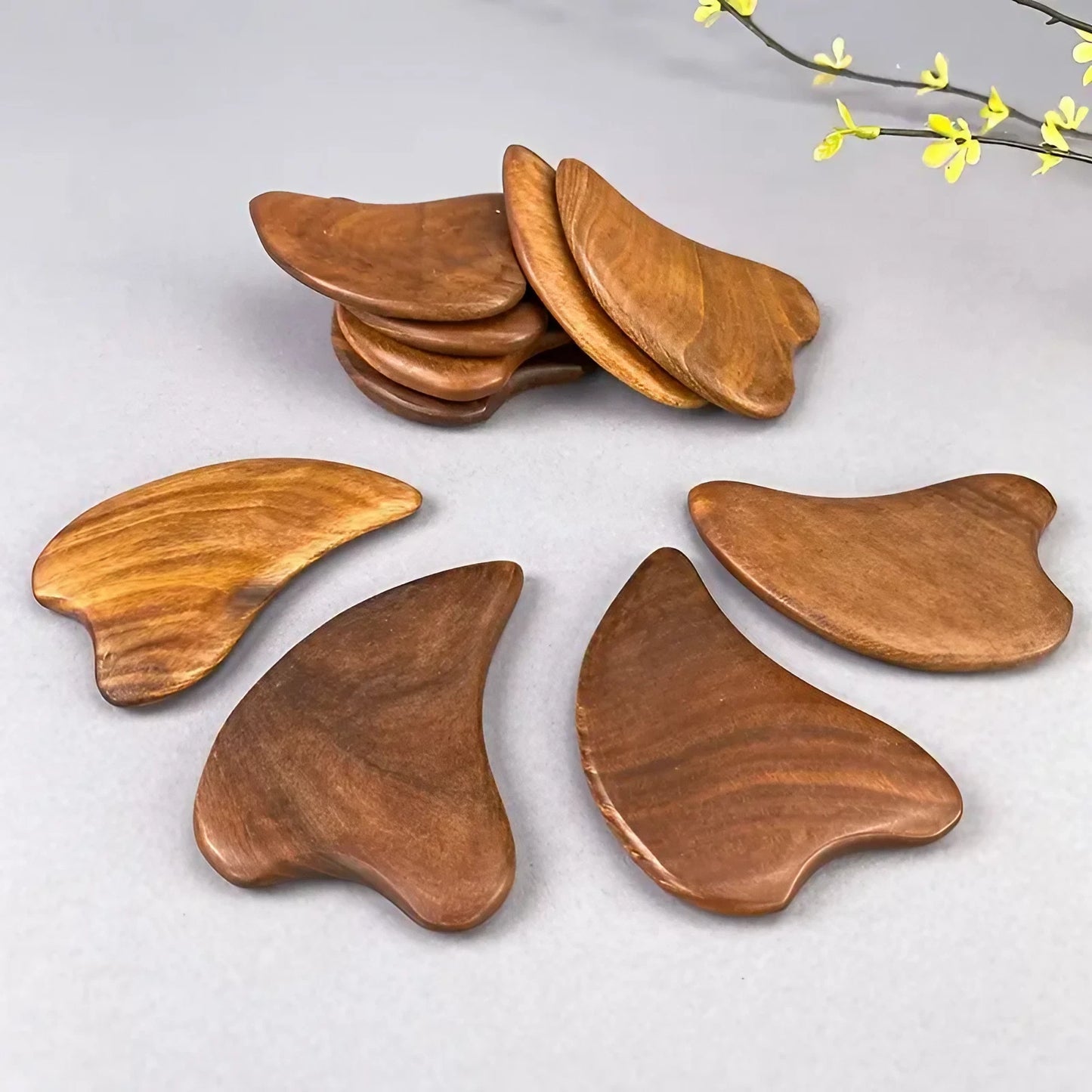 Sandalwood Gua Sha Facial Massage Tool