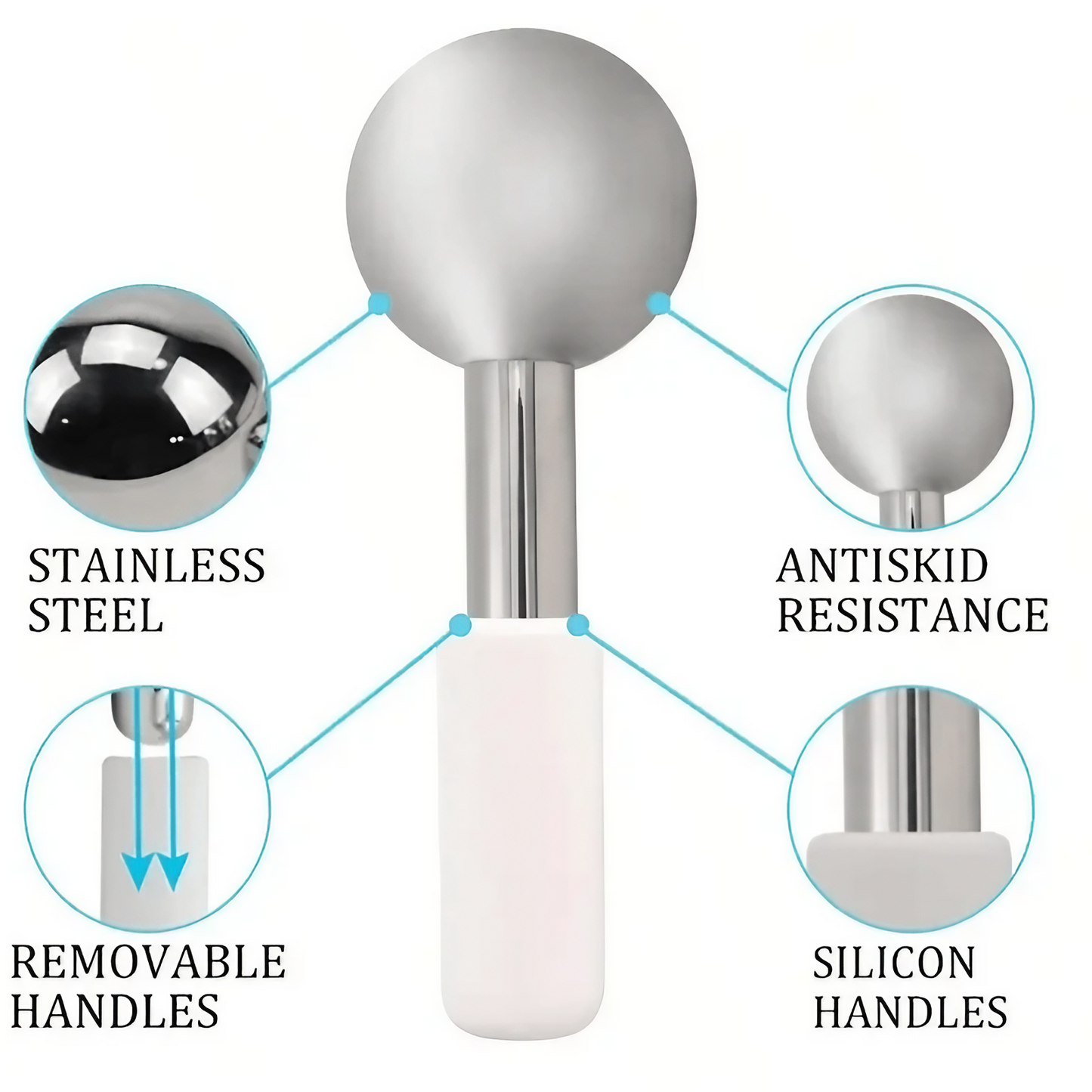 Facial Roller Wand - Hot & Cold Therapy.
