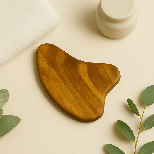 Sandalwood Gua Sha Facial Massage Tool
