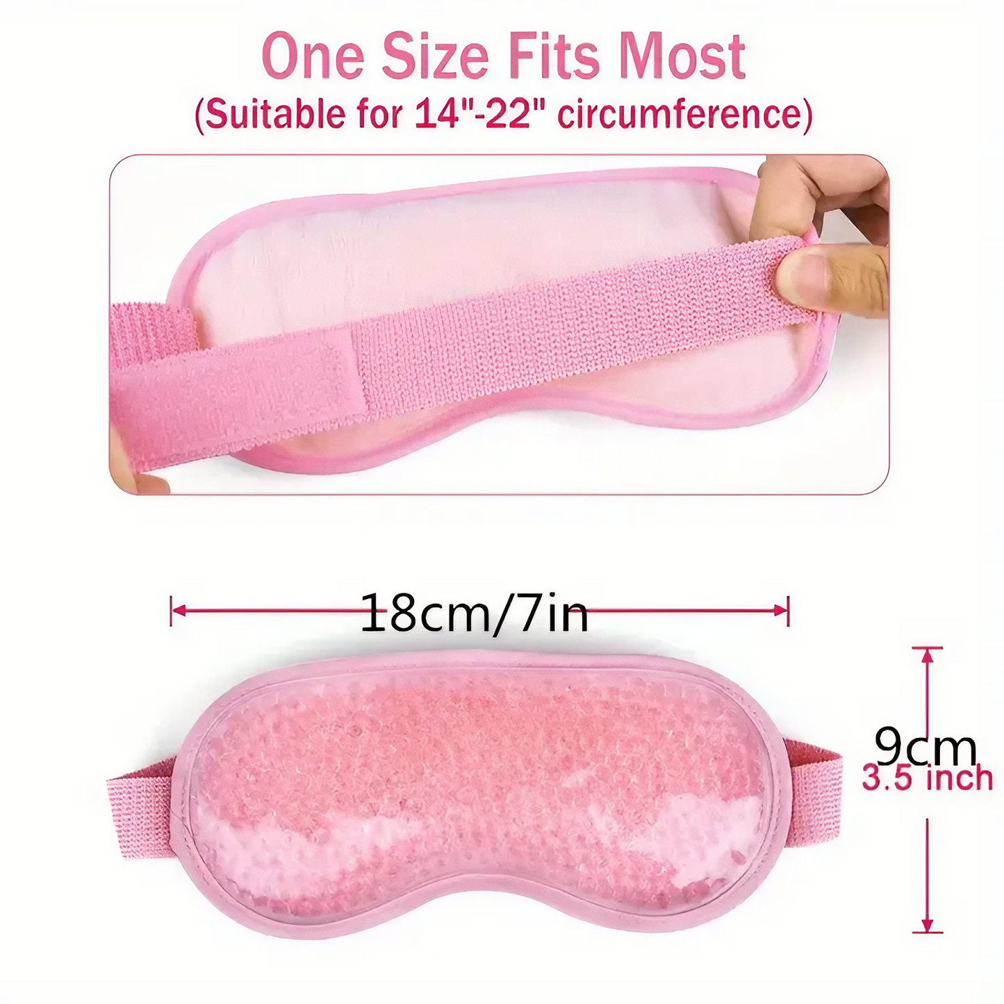 Reusable Cooling Gel Bead Eye Mask