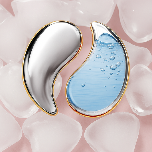 2pcs Stainless Steel Mini Cooling Eye Pads